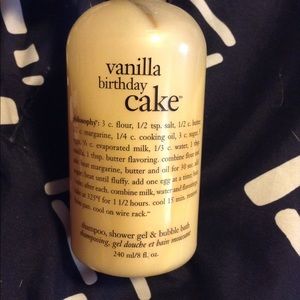 Philosophy vanilla cake body wash